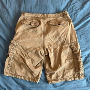 Lee Dungarees Men's Cargo Shorts Tan Khaki Size 38 Cotton Outdoors HIking